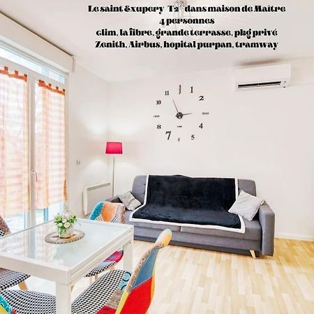 T2 Ds Villa-Terrasse-Clim-Pkg-Meet- Zenith-Odyssud Toulouse Bagian luar foto