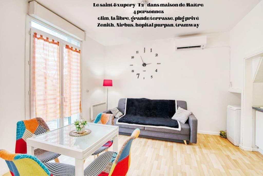 T2 Ds Villa-Terrasse-Clim-Pkg-Meet- Zenith-Odyssud Toulouse Bagian luar foto